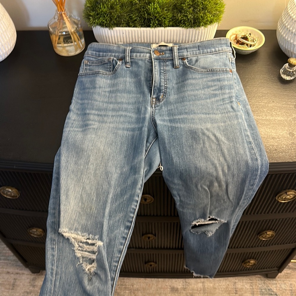 Madewell high rise skinny jenas